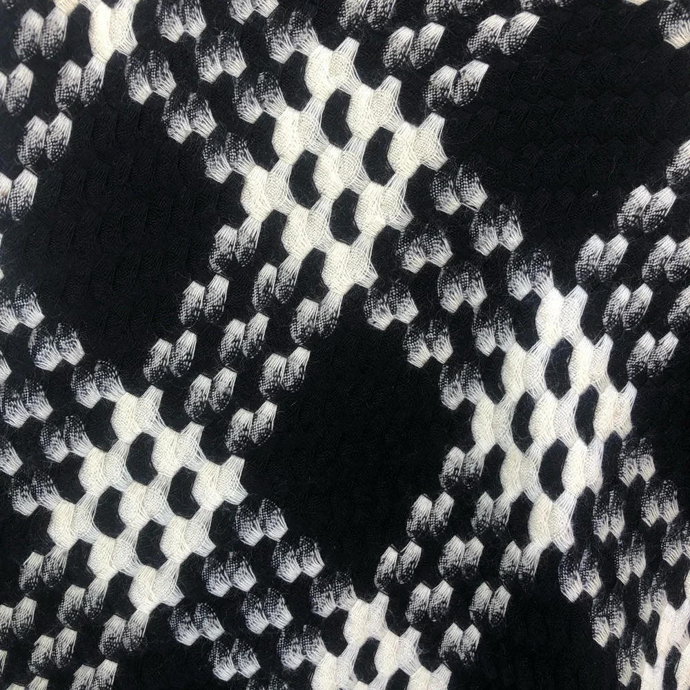 Y2K Express lambswool check flared midi skirt 9/10